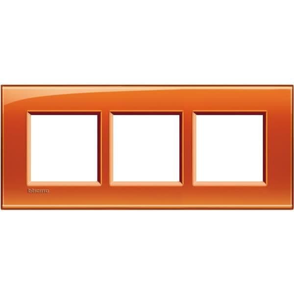 LivingLight - plaque rectangulaire 3 x 2 modules 57mm Orange vue 1