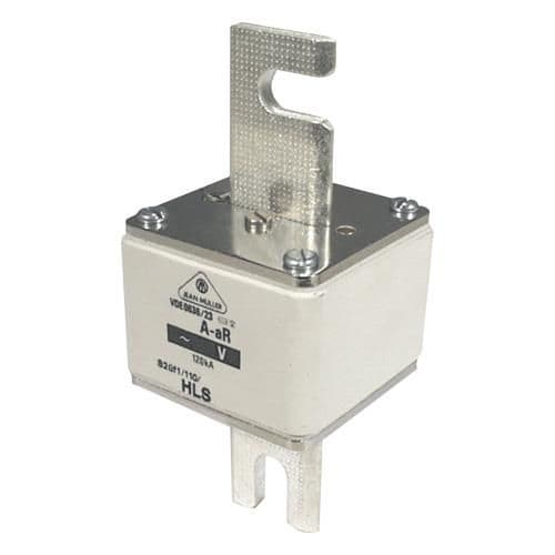NH2 fusible S2 üf1 110mm 400A 690V L vue 1