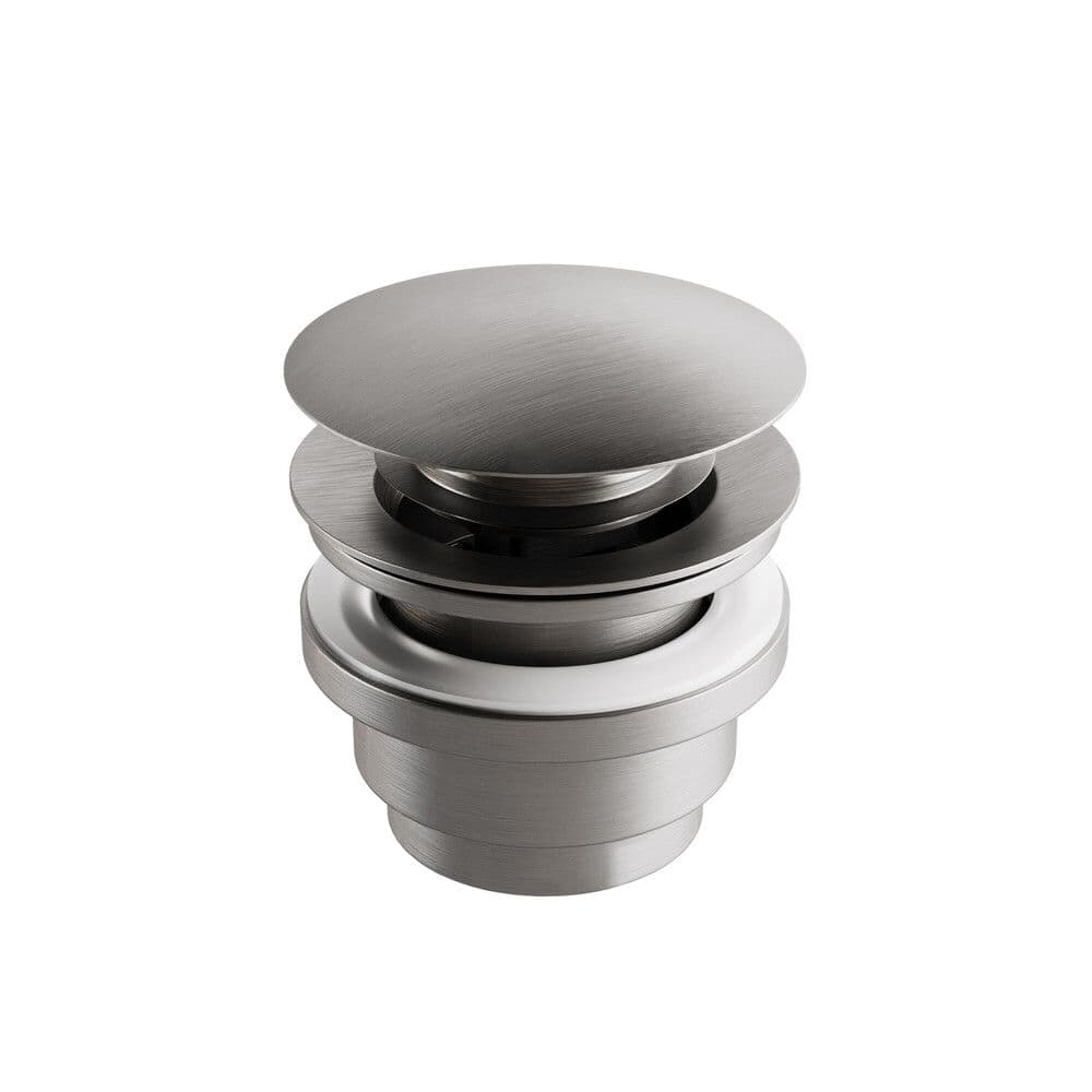 Van Marcke Nero II crépine de lavabo clic-clac nickel brossé vue 1