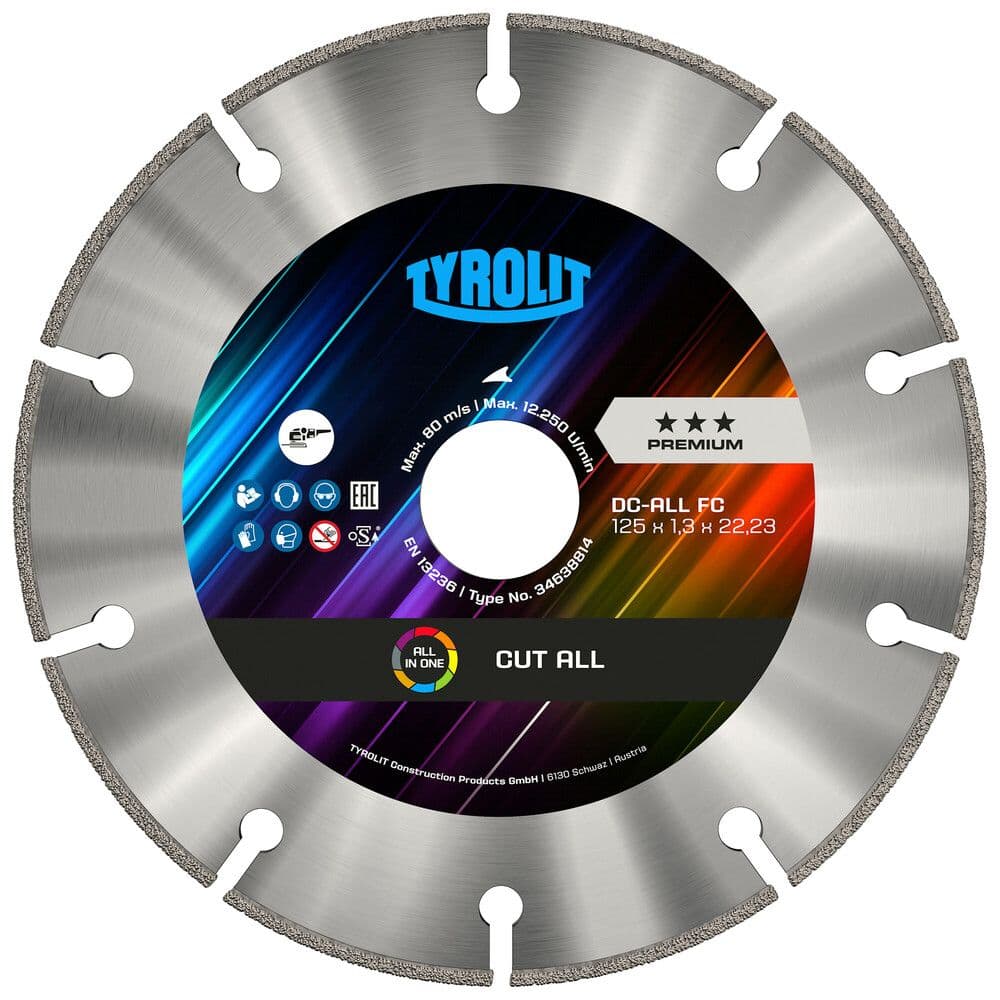 Tyrolit Premium disque à tronçonner pour meuleuse angulaire D125 vue 1