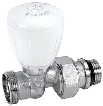 VANNE RADIATEUR THERMOSTATIQUE GIACOMINI DROITE 1/2"-18AA vue 1
