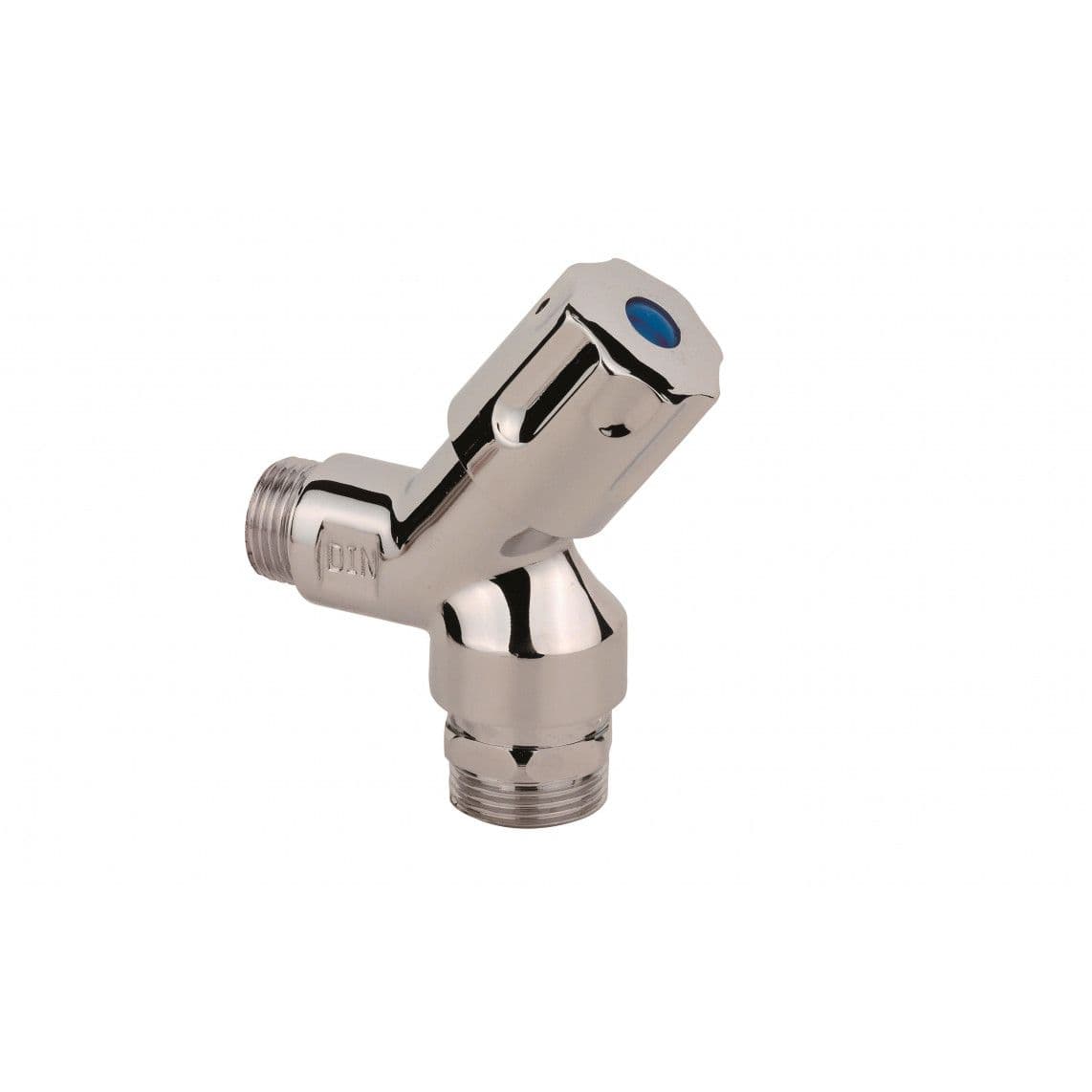 986301113 GA-Vanne murale en bref, 1/2" M x 3/4" M, avec clapet anti-retour/Aérateur de tuyau vue 1