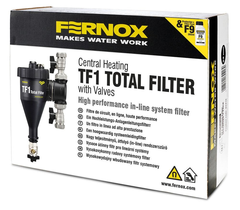Fernox TF1 Total Filter 1 inch avec protector + liquide pour filtre F9 265ml vue 1