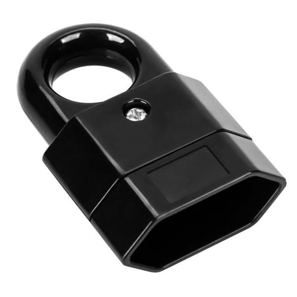 Fiche femelle plate avec anneau de traction 2.5A Noir pack de 50 pièces vue 1
