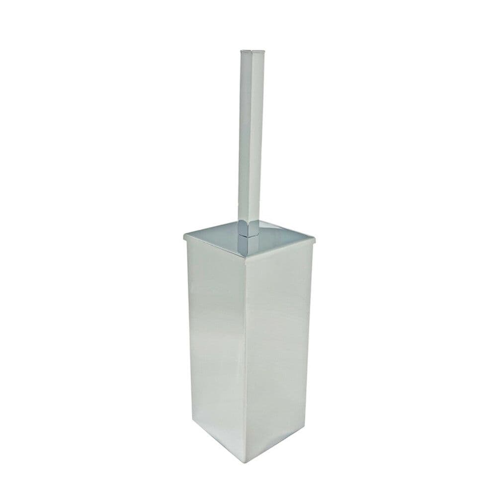 Van Marcke Nero Square porte-brosse WC mural chromé vue 1