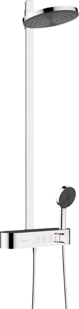 Hansgrohe Pulsify S Showerpipe 260 2 jet thermostatique avec ShowerTablet Select 400 chromé vue 1
