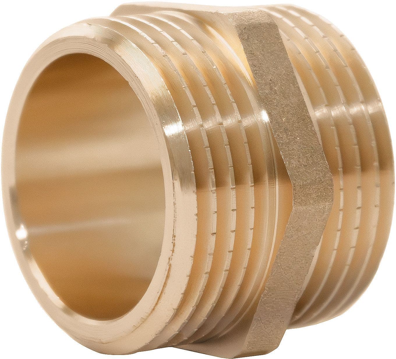 MAMELON FILETE LAITON 4/4"MM D-LIGHT vue 1