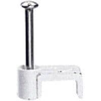 Attache fixfor câble m. 3 x 1.5 Blanc - pointe longueur 25mm vue 1