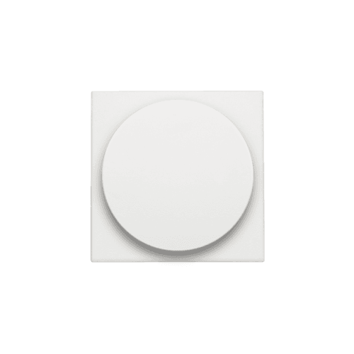 Set de finition pour variateur à bouton rotatif ou extension, incl. bouton rotatif, couleur white vue 1