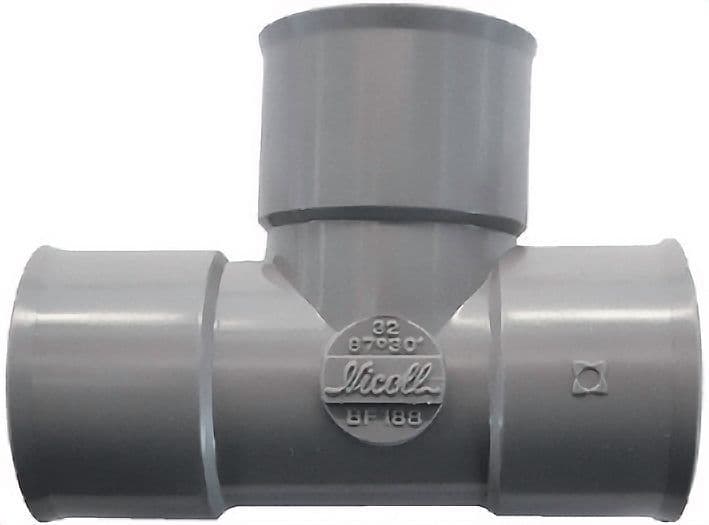 T PVC KW NICOLL 90°.FFF 40MM vue 1