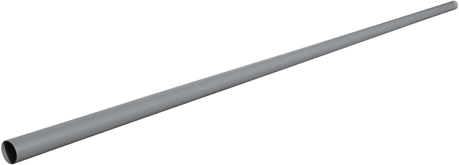 TUBE PVC EEP 4M LA LONGUEUR ROND 80MM GRIS FONCE vue 1