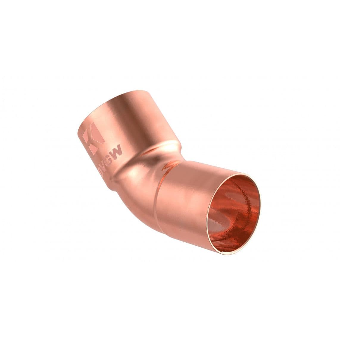 989144055 CU arc 45°, vierge, 22 mm, 1 manchon (5040) vue 1