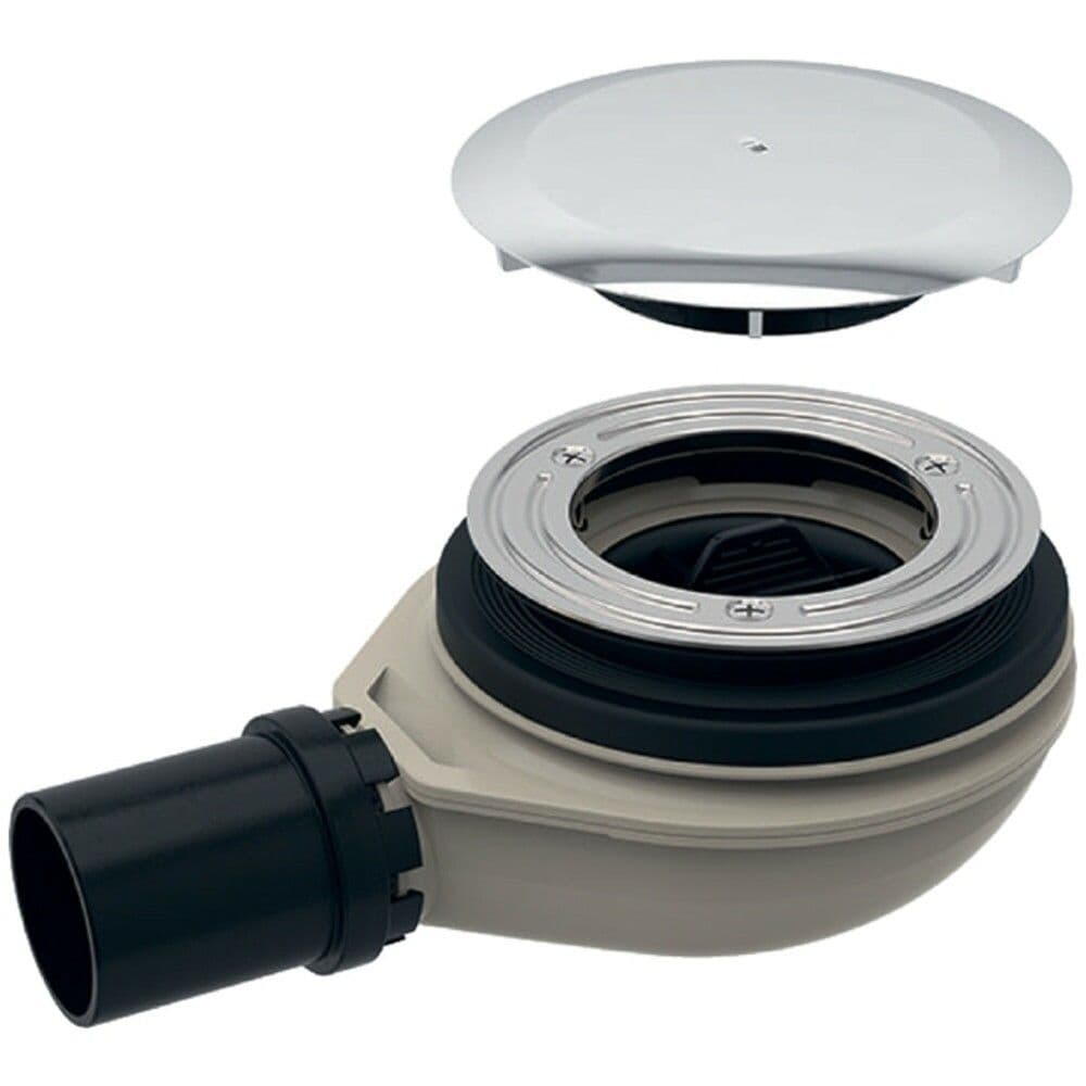 Geberit siphon de douche D90 tuyau d'évacuation D40 mm garde d'eau 30 mm vue 1