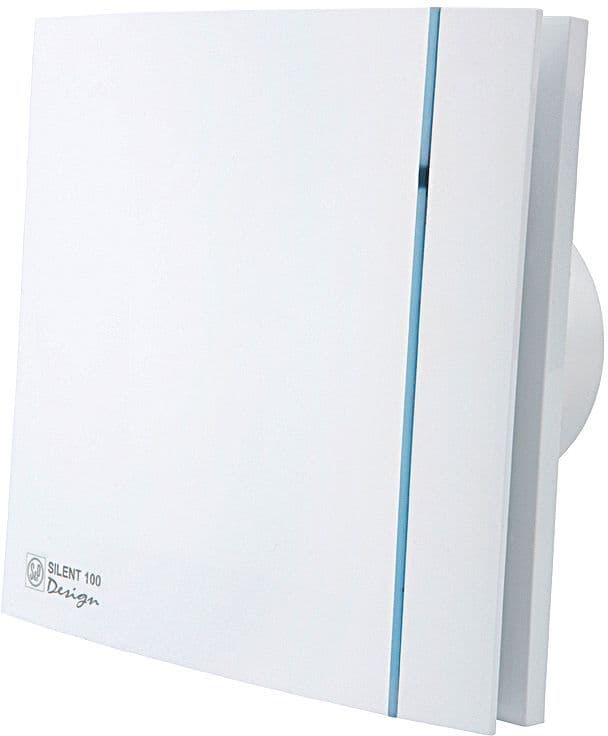 VENTILATEUR POUR SALLE DE BAINS SILENT-100 CZ DESIGN S&P vue 1