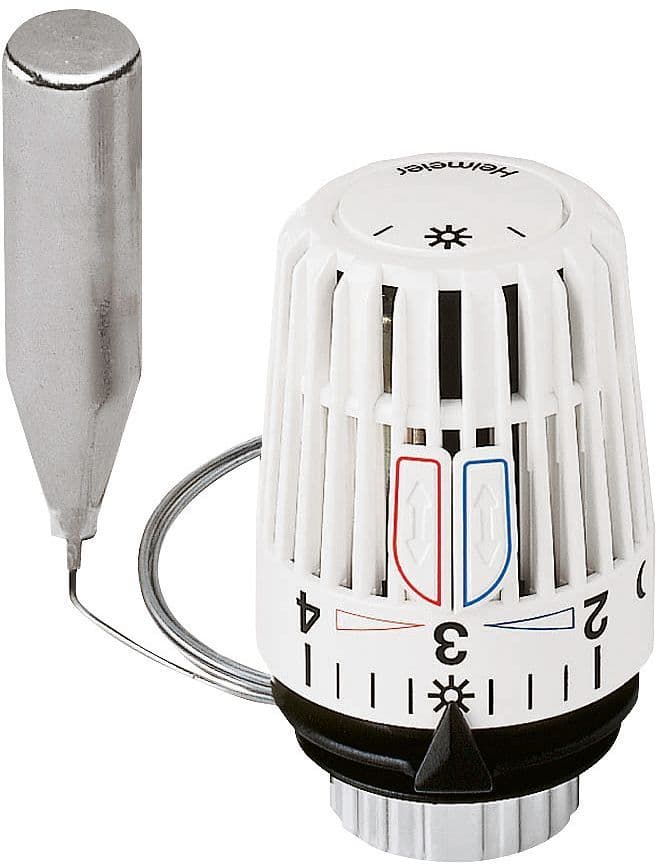 TÊTE THERMOSTATIQUE+SONDE A DISTANCE K HEIMEIER 2M BLANC vue 1