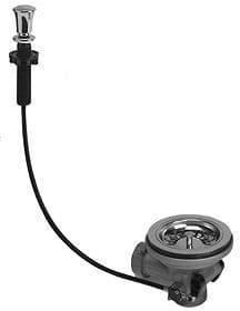 CREPINE + TROP PLEIN + CABLE FRANKE 3"1/2 CHROME vue 1