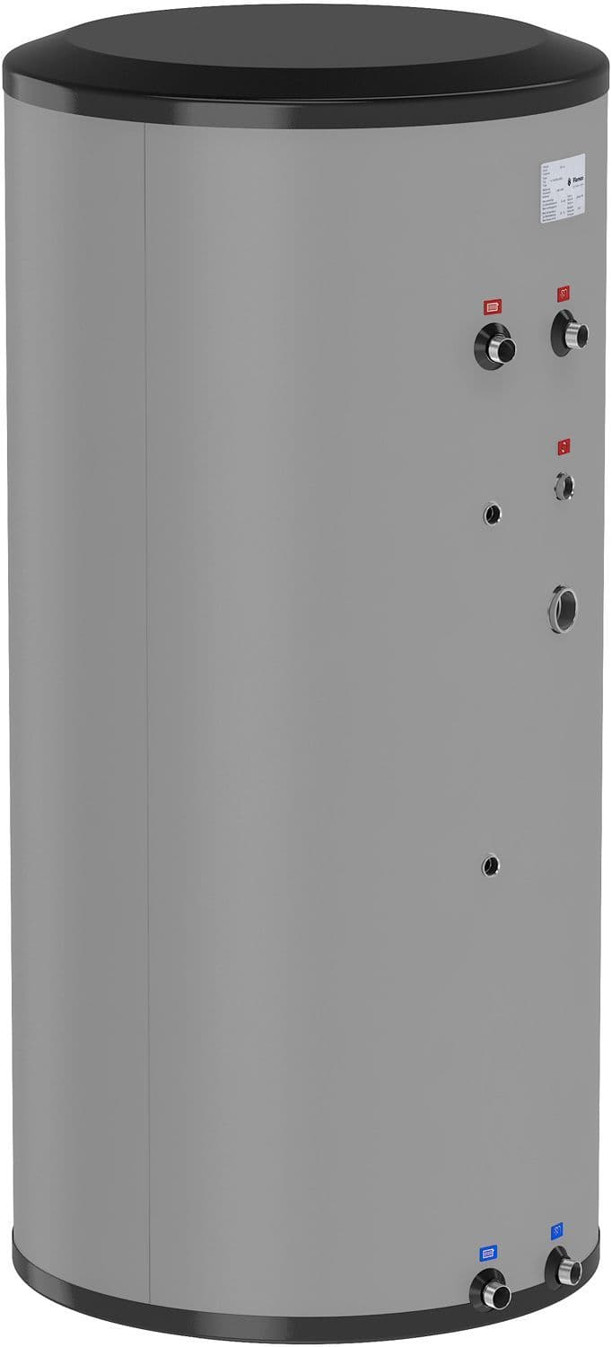 BOILER POUR PAC 1 SERPENTIN INOX FLAMCO 300L GRIS CLASSE ERP B vue 1