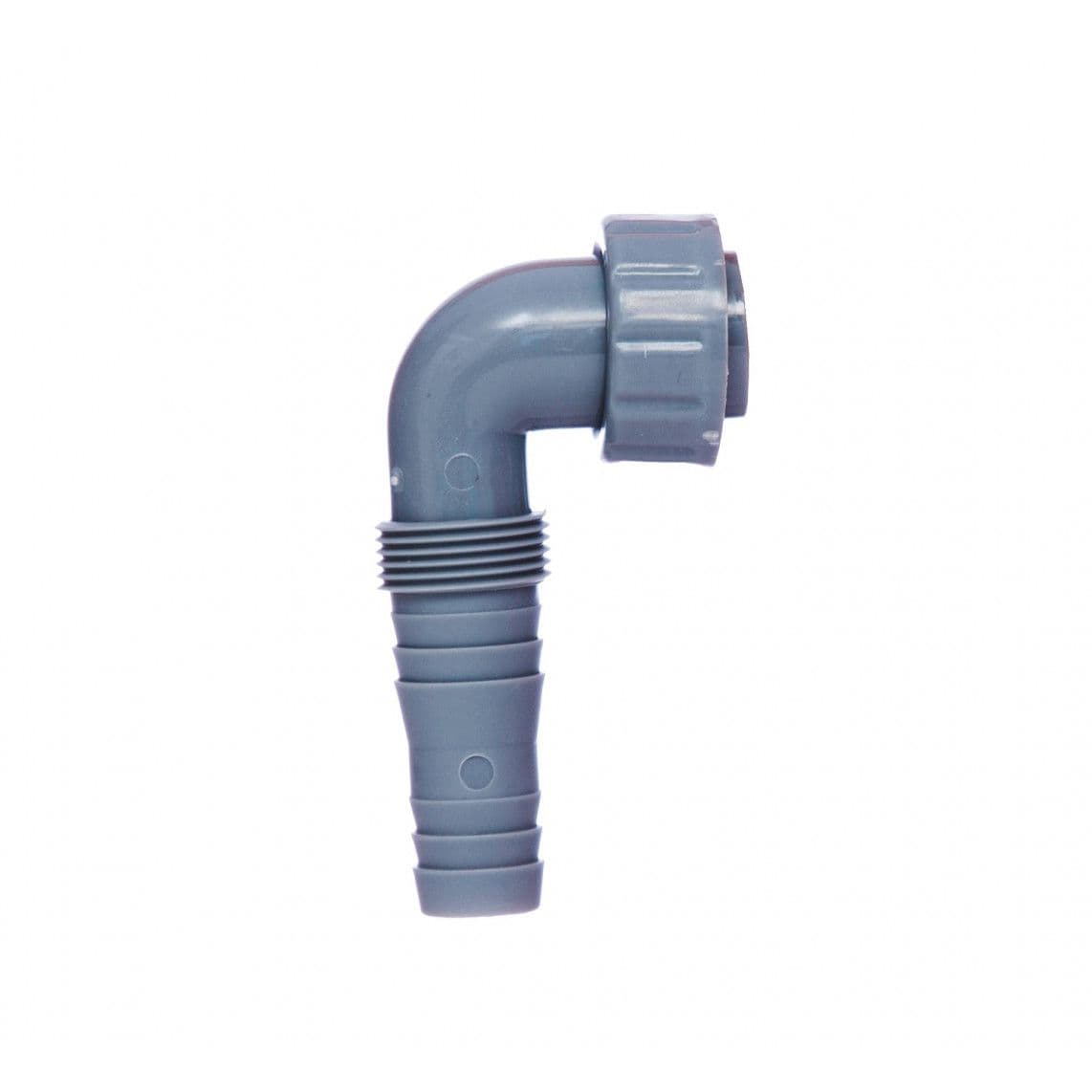 98839329 ECO-SAVE KS Raccordement de l'appareil 90°, Gris, 1" F x 3/4"T, pour siphon encastré pour machine à laver vue 1