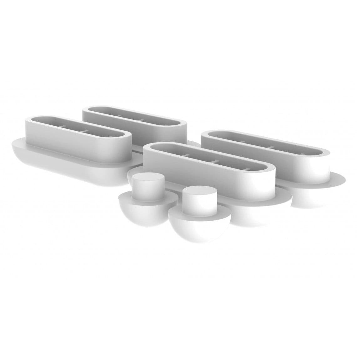 01988 Tampon pour abattant WC thermodurcissable, plastique blanc pour 82190 vue 1