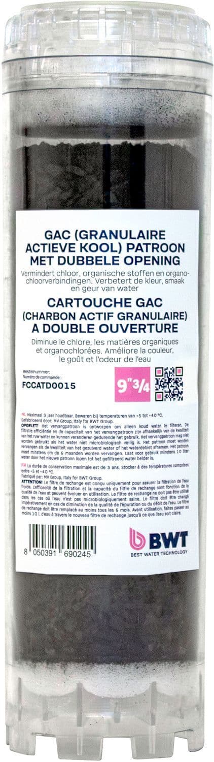 CARTOUCHE 5 µM CHARBON ACTIF POUR FILTRE PLUVIO BWT <2015 vue 1