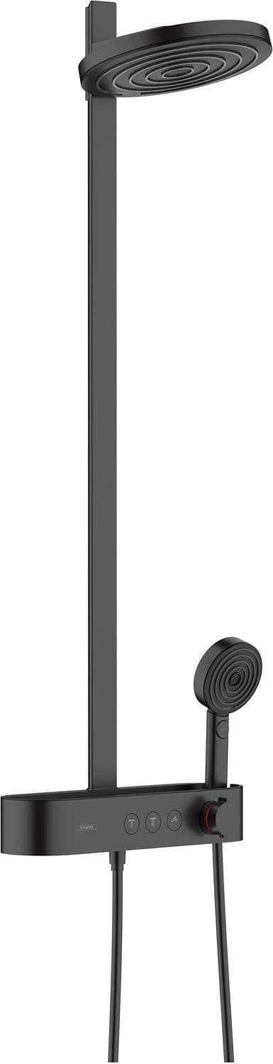 COLONNE DE DOUCHE+THERMOSTAT PULSIFY S 260 2JET ECOSMART HG NOIR MATTE 9L/MIN vue 1