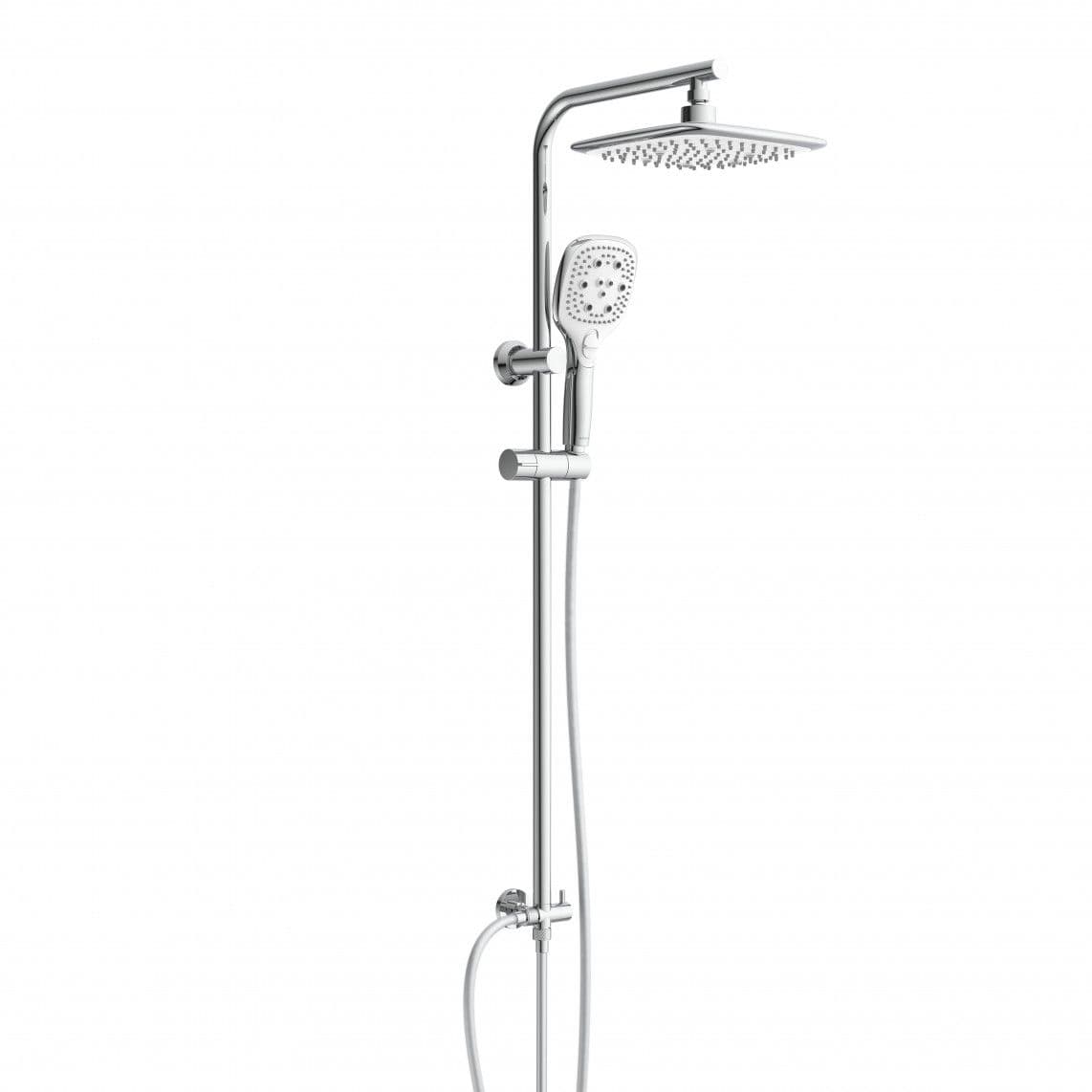 60690 MADEIRA Set douche de pluie, chromé/blanc vue 1
