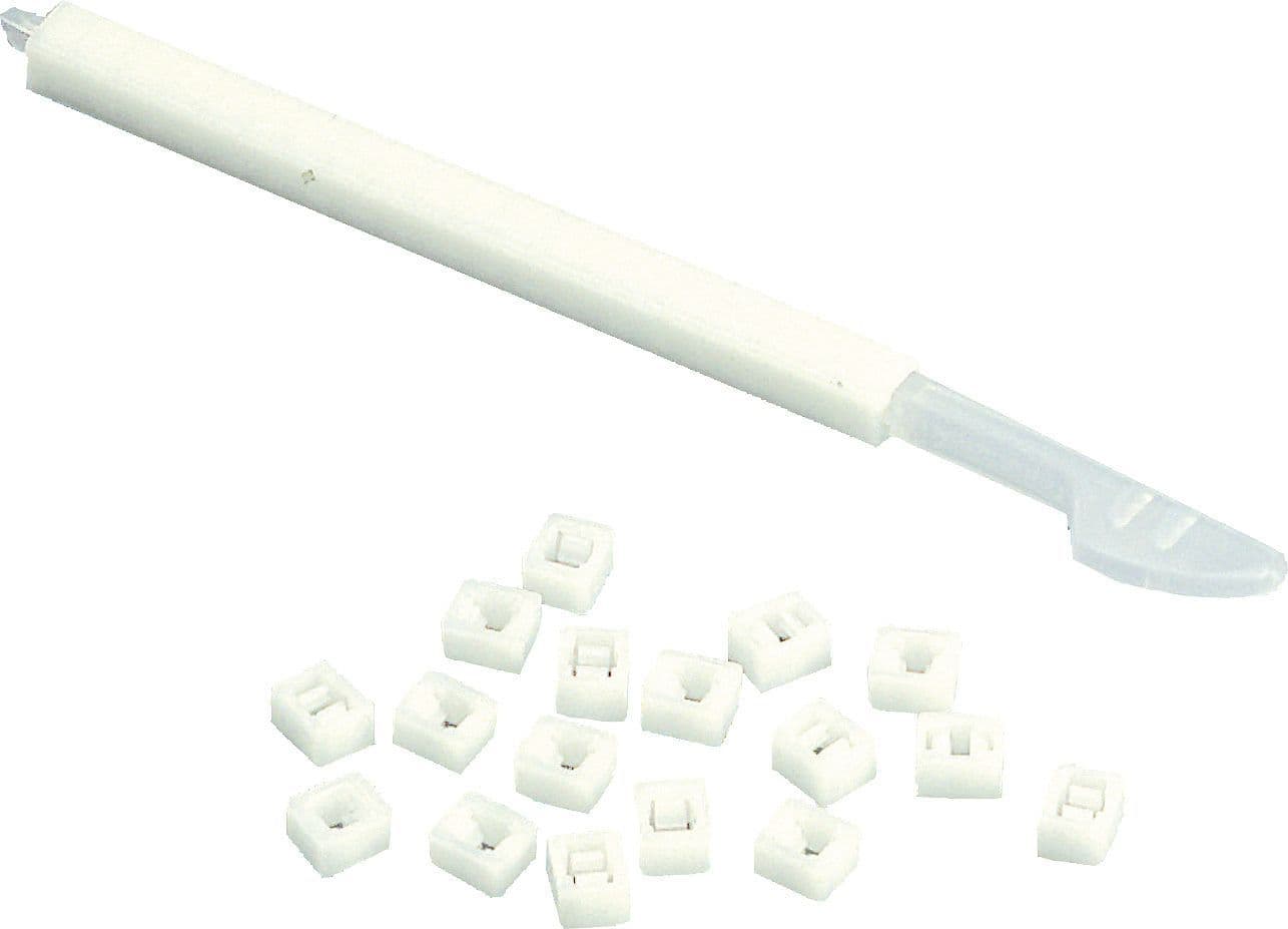 STARLOCK CLIP 10 STICKS=200 STUKS WIT vue 1