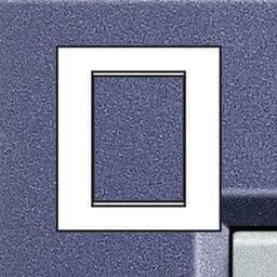 LivingLight - plaque rectangulaire 3 + 3 modules Club vue 1