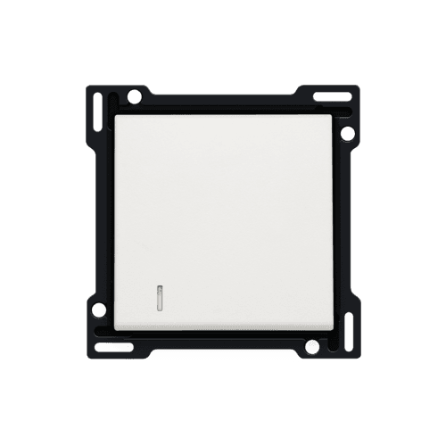 Set de finition avec voyant pour interrupteur ou bouton-poussoir simple, couleur white vue 1