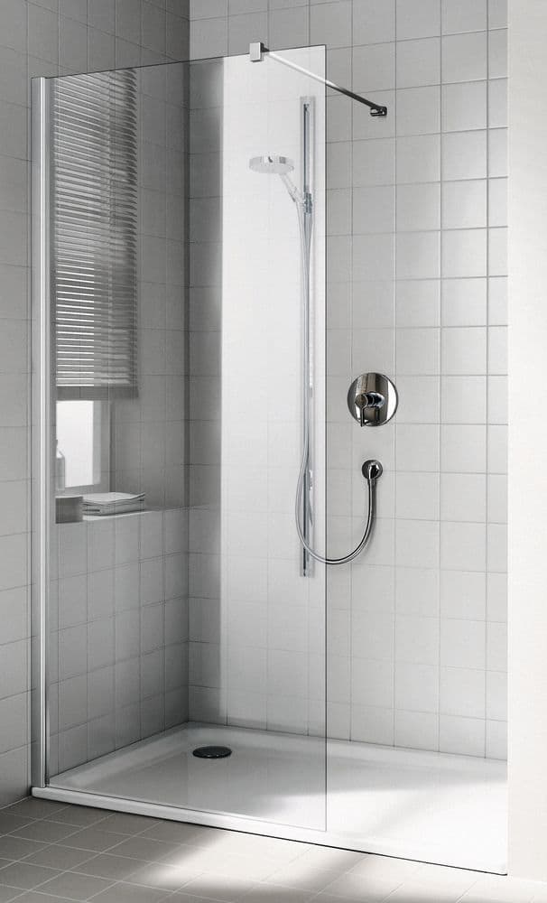 Kermi Walk-In Cada XS paroi avec fixation mural 900x2000 mm vue 1