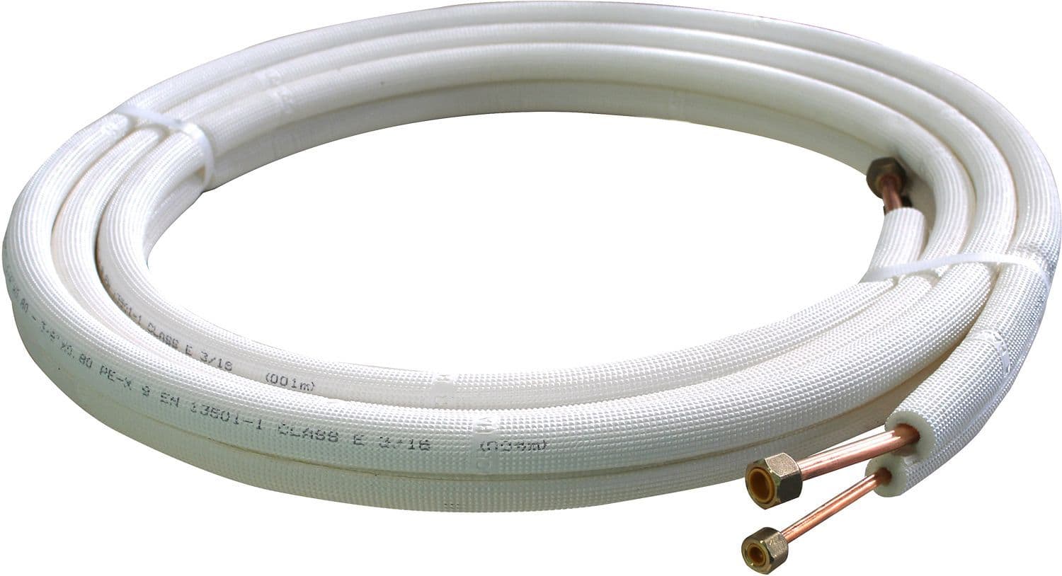 LIAISON FRIGORIFIQUE ISOLEE EN CUIVRE DUO 1/4"-1/2" ROULLEAU 10M vue 1