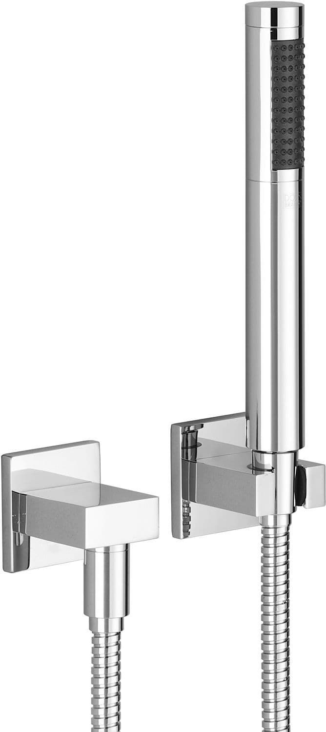 SET DE BAIN + COUDE DE RACCORDEMENT MURAL MEM DORNBRACHT CHROME vue 1