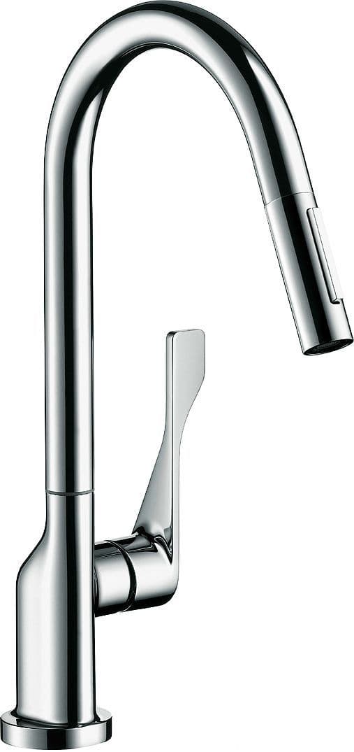 MITIGEUR CUISINE CITTERIO AXOR DOUCHETTE EXTRACTIBLE 2-JETS CHROME vue 1