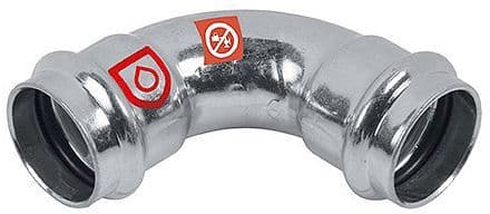 COUDE FF 90° 22MM ACIER CARBONE FRABO vue 1