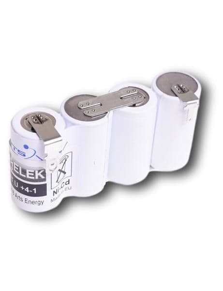 Rangée NiCd 4,8V 1,6Ah VNT CS U + faston +4 -1 vue 1