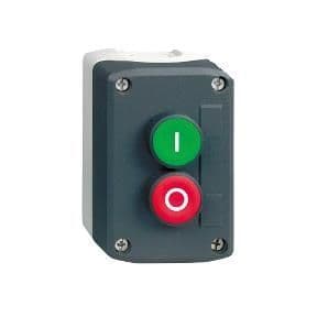 Station de contrôle XAL-D - fonction de démarrage et d'arrêt - 1 NO + 1 NC vue 1