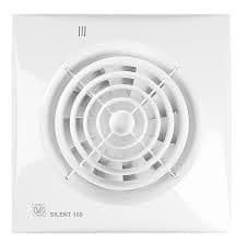 Extracteur de salle de bain 95m³h + hygromètre silencieux vue 1