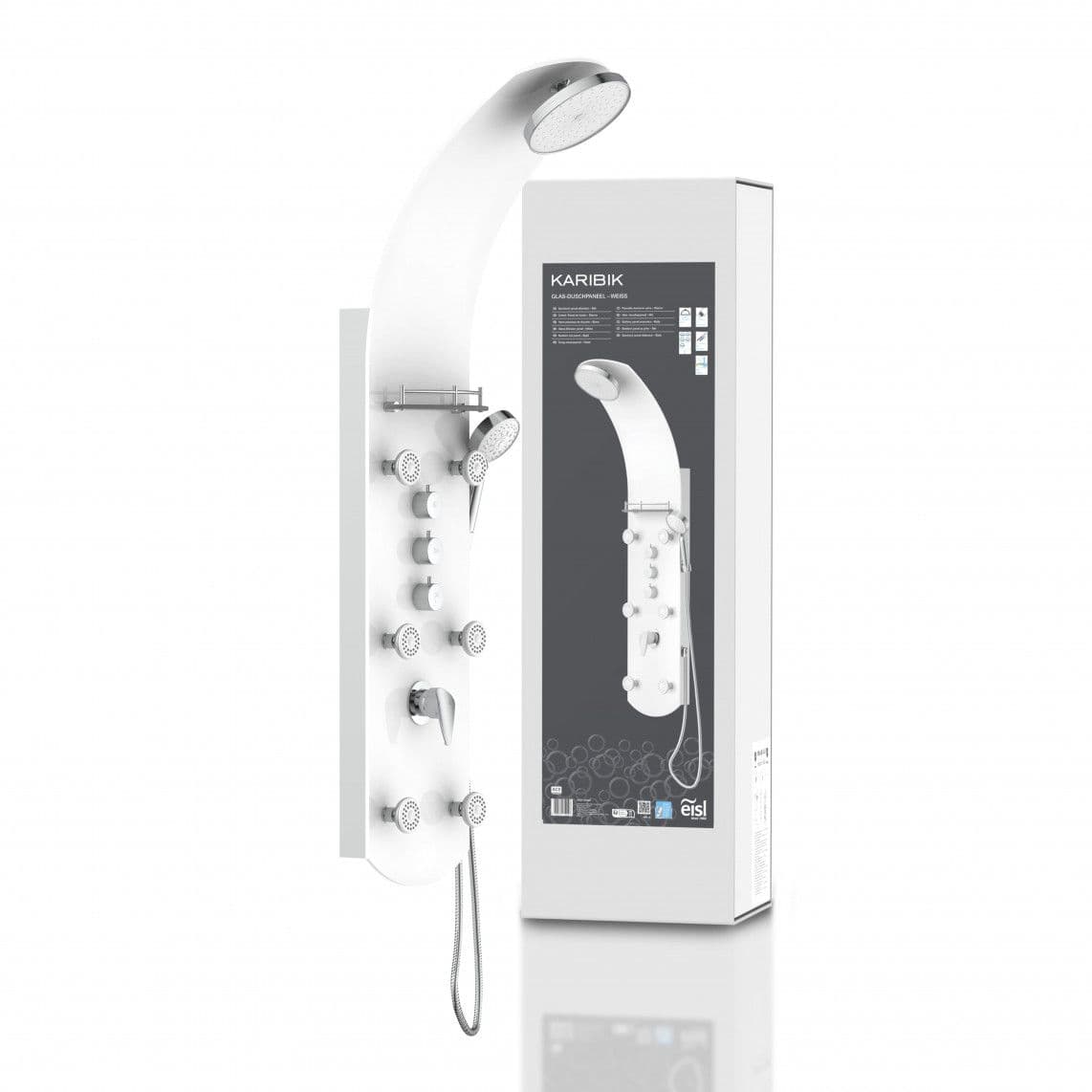 ORSP-YMSBW KARIBIK Panneau de douche, blanc vue 1