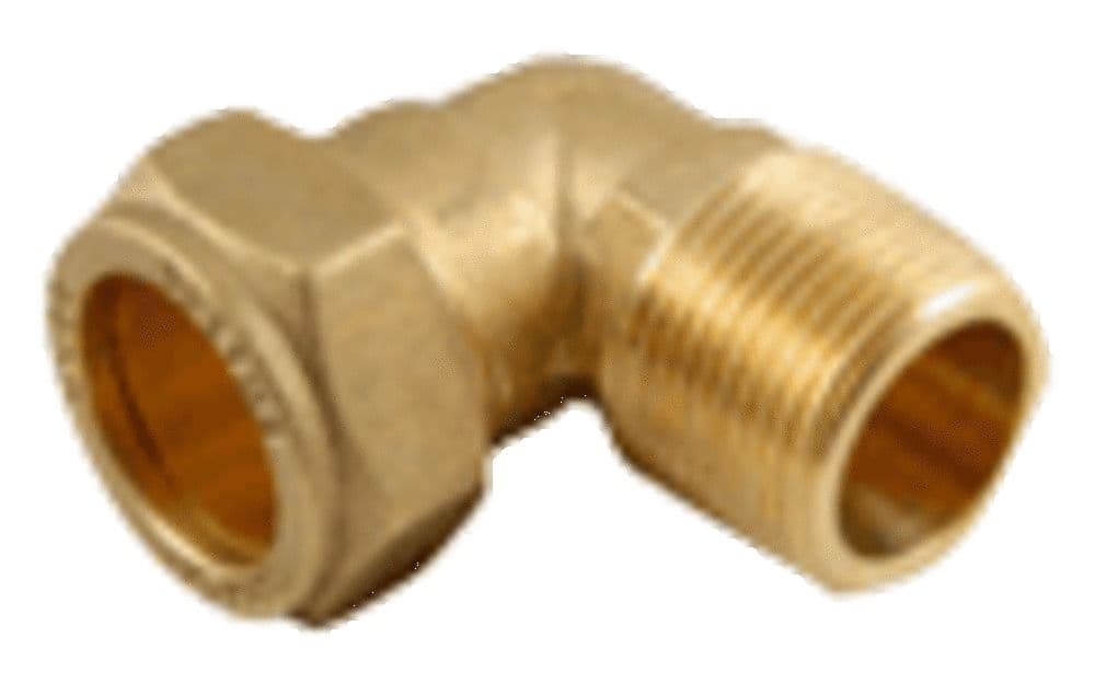 coude biconique laiton alimentation tube cuivre 12x1/2"M vue 1