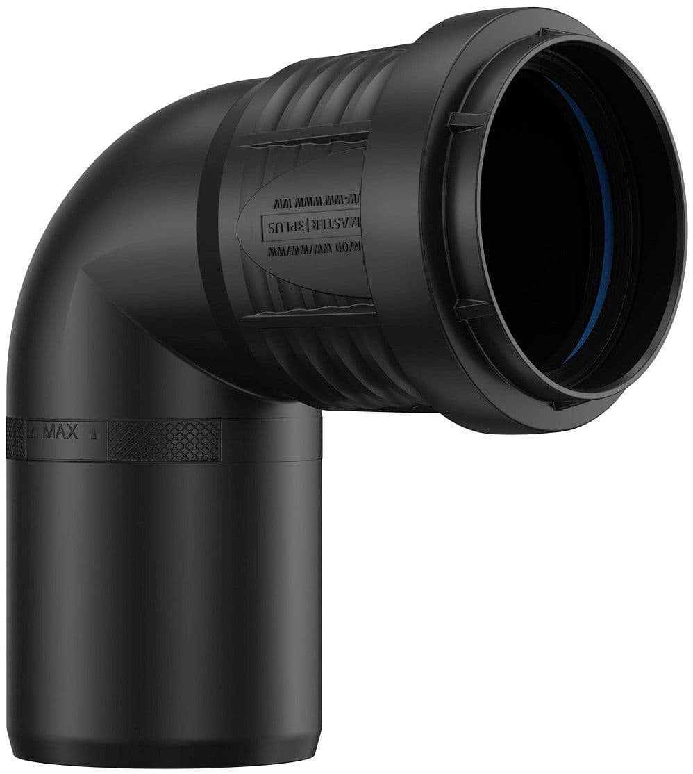 COUDE PP 90°MF 50MM NOIR vue 1