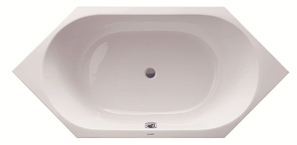 6H BAIN SANS PIEDS D-CODE DURAVIT 190-90CM BLANC CENTRE vue 1