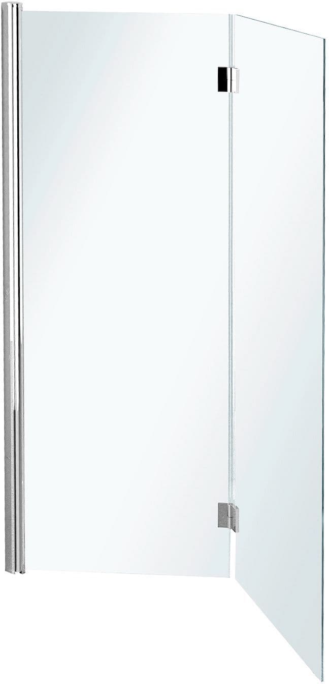 PARE-BAIN EN 2 PIECES SWING 120-150 GAUCHE CHROME-CLAIR vue 1