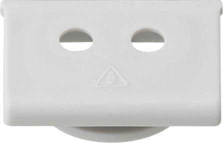 Adaptateur pour entrée de câble Gris double (entrée jumelée) pour câbles Ø 6 à 13mm. vue 1