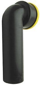 COUDE PE PR WC SUR PIED GEBERIT 90MM SOL vue 1