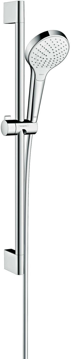 SET DE DOUCHE UNICA CROMA-CROMA SELECT S VARIO HANSGROHE 65CM ECOSMART BLANC-CHROME vue 1