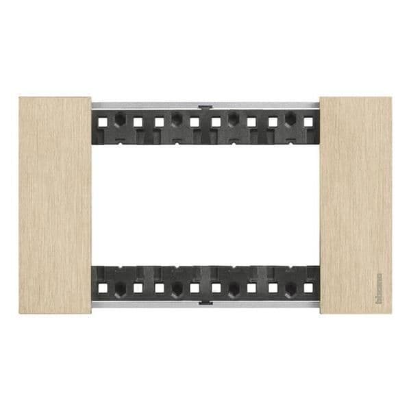LNow plaque 4 modules Or pour support référence K4704 vue 1
