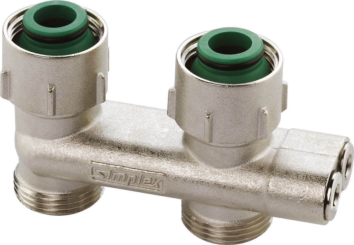 BLOC H INVERSE 2TUBE SIMPLEX DROIT 1/2" vue 1