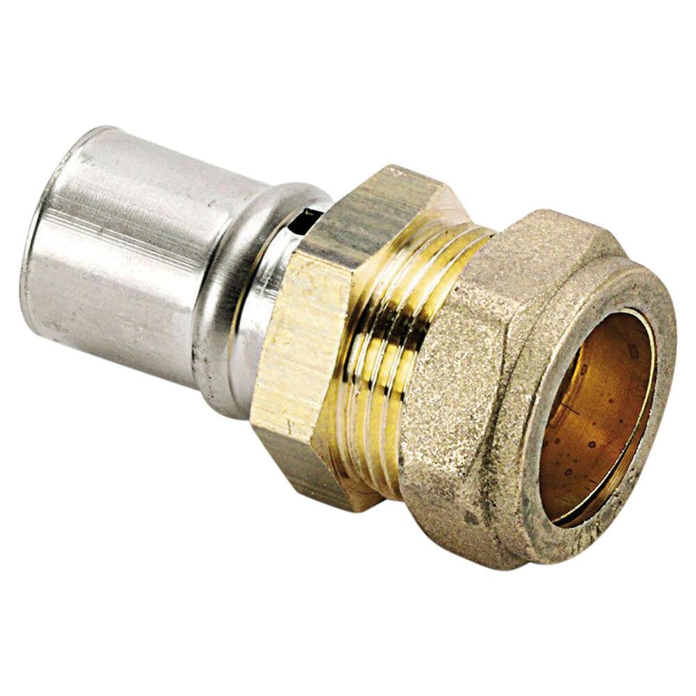 SYSTEMPEX raccord droit tube alu raccord à sertir bicône 16-14 vue 1