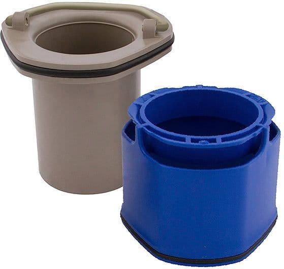 GARDE D'EAU AVEC SUPPORT POUR SIPHON DOUCHE DE GEBERIT DE 2017 OU AVANT vue 1