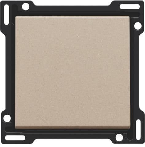 Set de finition pour interrupteur ou bouton - poussoir simple Champagne vue 1